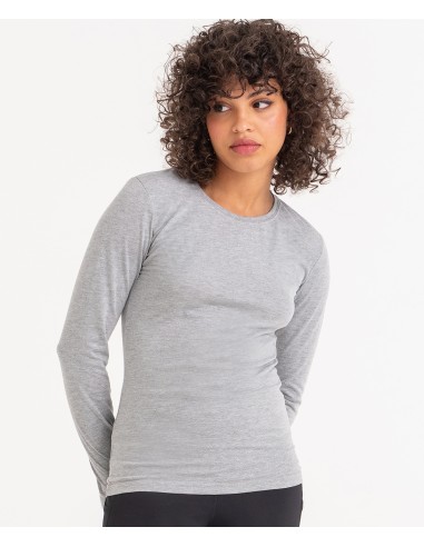 A-JT002F-Womens Long Sleeve Tri-Blend T